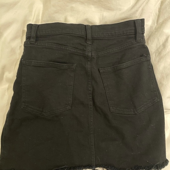 Black Jean Skirt - Picture 2 of 3